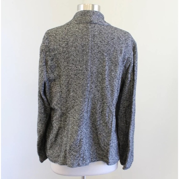 Eileen Fisher Herringbone Cascading Cardigan - Picture 6 of 7